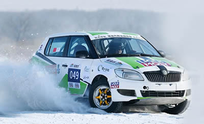 Bosideng Northeast Asia professional drivers Ice and snow training camp